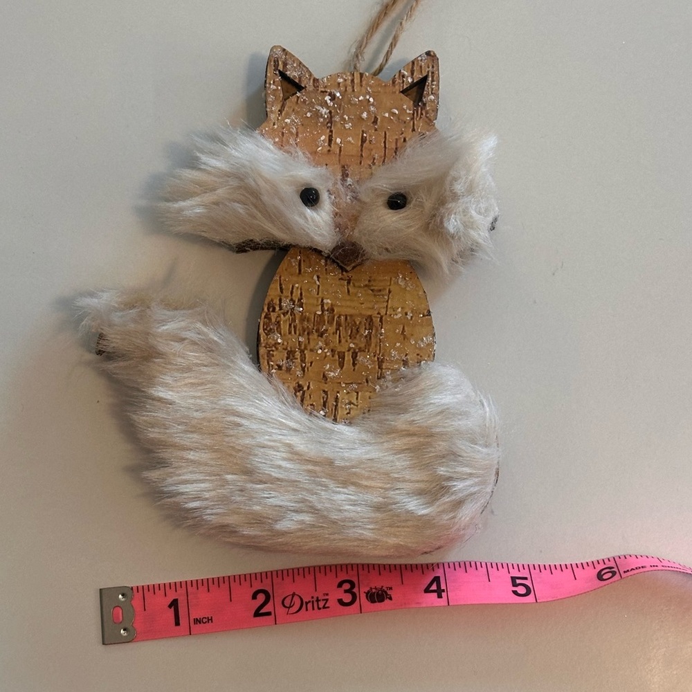 Set of 8 Fox Woodland Animal Ornaments - Picture 6 of 7